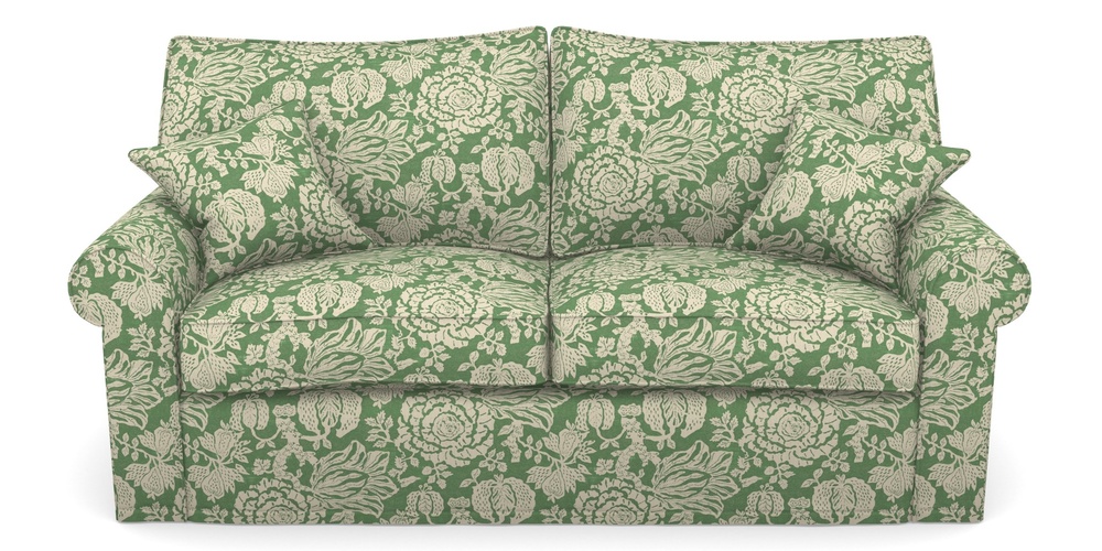 Product photograph of Upperton Sofa Bed 3 Seater Sofa Bed In V A Brompton Collection - Flowering Kale - Basil from Sofas and Stuff Limited