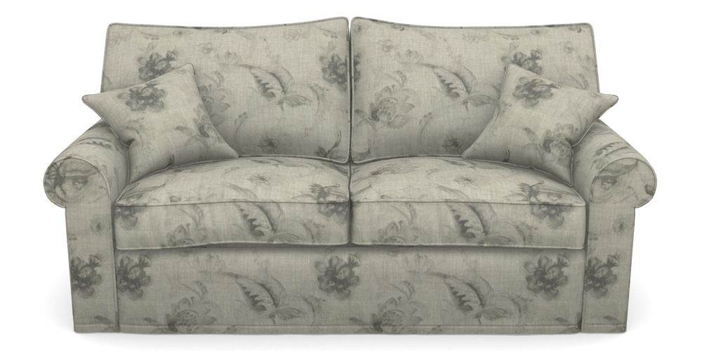 Product photograph of Upperton Sofa Bed 3 Seater Sofa Bed In Floral Linen - Lela Mystery Oat Sepia from Sofas and Stuff Limited