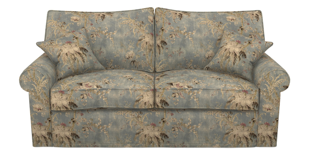 Product photograph of Upperton Sofa Bed 3 Seater Sofa Bed In Floral Linen - Zefferino Danish Girl from Sofas and Stuff Limited