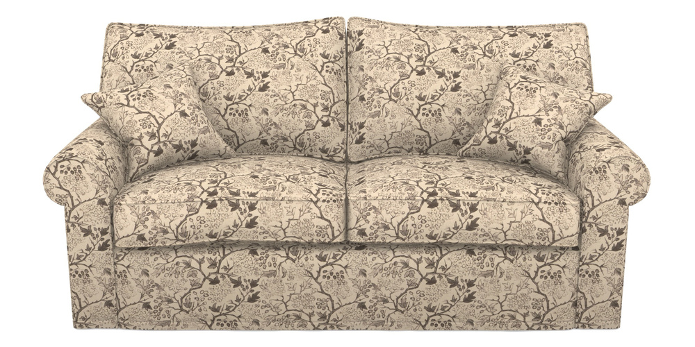 Product photograph of Upperton Sofa Bed 3 Seater Sofa Bed In Rhs Collection - Gertrude Jekyll Linen Cotton Blend - Brown from Sofas and Stuff Limited