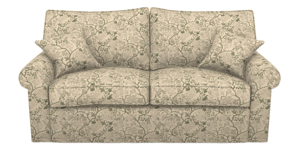 Product photograph of Upperton Sofa Bed 3 Seater Sofa Bed In Rhs Collection - Gertrude Jekyll Linen Cotton Blend - Green from Sofas and Stuff Limited