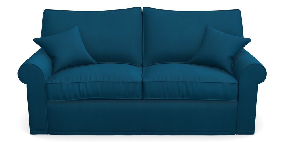 Product photograph of Upperton Sofa Bed 3 Seater Sofa Bed In House Clever Velvet - Ocean from Sofas and Stuff Limited