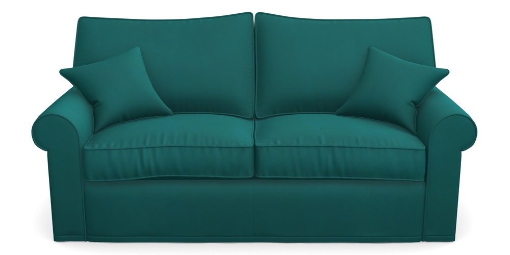 Product photograph of Upperton Sofa Bed 3 Seater Sofa Bed In House Clever Velvet - Teal from Sofas and Stuff Limited