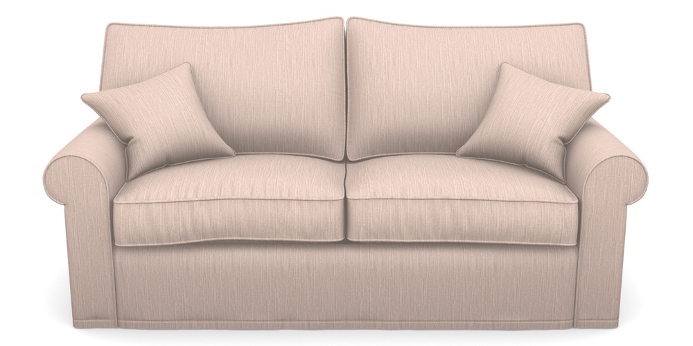 Product photograph of Upperton Sofa Bed 3 Seater Sofa Bed In Herringbone - Rose from Sofas and Stuff Limited