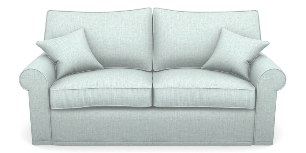 Product photograph of Upperton Sofa Bed 3 Seater Sofa Bed In House Plain - Aqua from Sofas and Stuff Limited