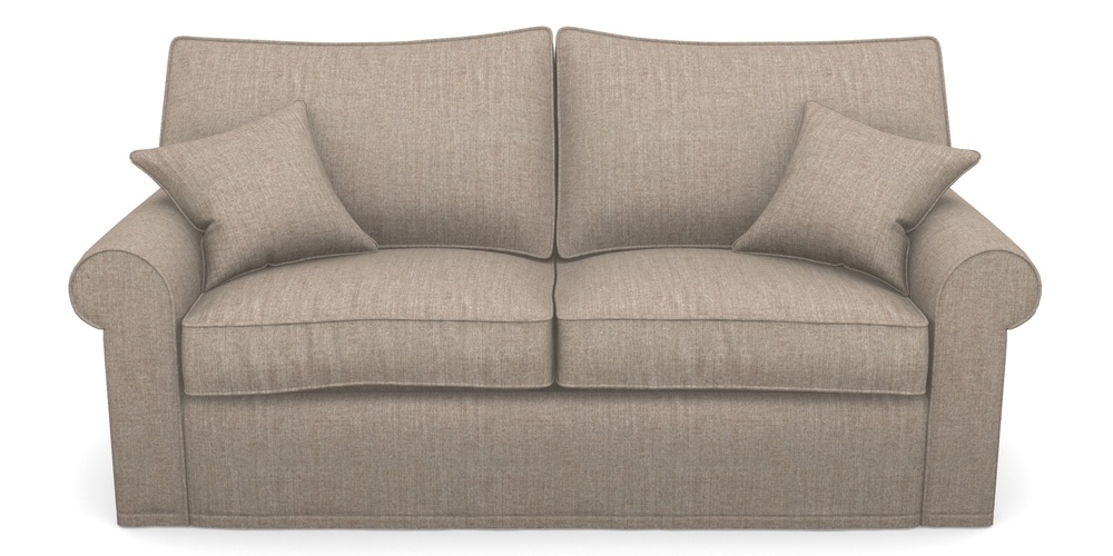 Product photograph of Upperton Sofa Bed 3 Seater Sofa Bed In House Plain - Nutmeg from Sofas and Stuff Limited