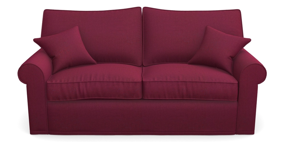 Product photograph of Upperton Sofa Bed 3 Seater Sofa Bed In House Velvet - Claret from Sofas and Stuff Limited