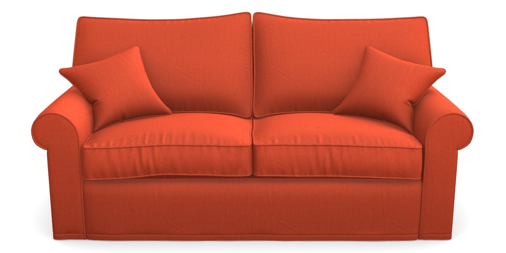 Product photograph of Upperton Sofa Bed 3 Seater Sofa Bed In House Velvet - Terracotta from Sofas and Stuff Limited