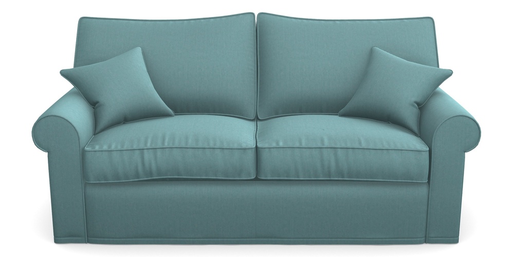 Product photograph of Upperton Sofa Bed 3 Seater Sofa Bed In House Velvet - Wedgewood from Sofas and Stuff Limited