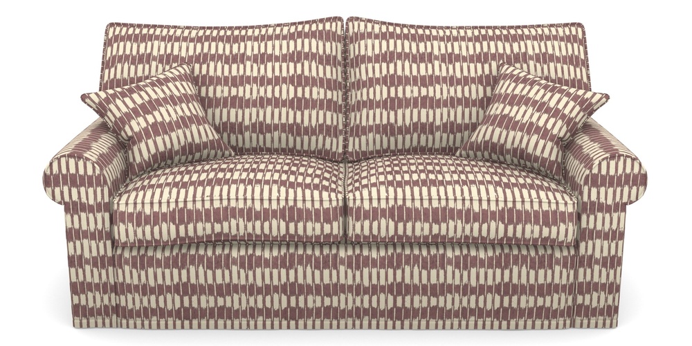 Product photograph of Upperton Sofa Bed 3 Seater Sofa Bed In V A Brompton Collection - Ikat - Cacao from Sofas and Stuff Limited