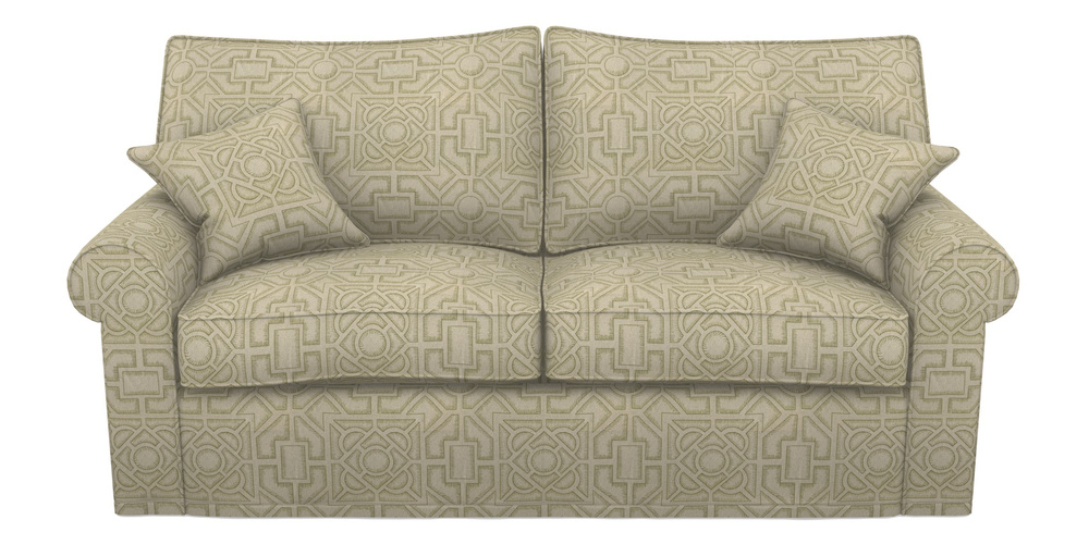 Product photograph of Upperton Sofa Bed 3 Seater Sofa Bed In Rhs Collection - Large Knot Garden Linen - Olive from Sofas and Stuff Limited