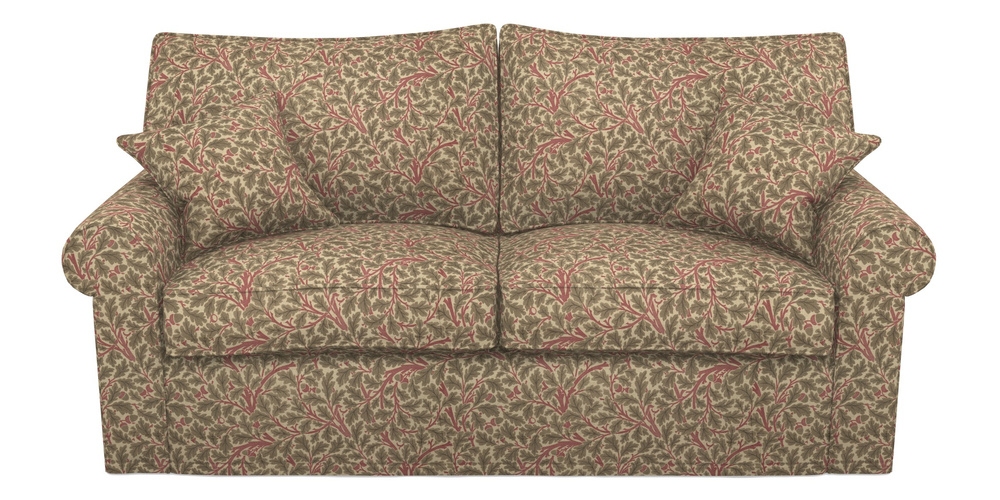 Product photograph of Upperton Sofa Bed 3 Seater Sofa Bed In V A Drawn From Nature Collection - Oak Tree - Red from Sofas and Stuff Limited