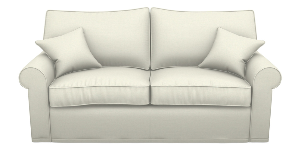 Product photograph of Upperton Sofa Bed 3 Seater Sofa Bed In Plain Linen Cotton - Meringue from Sofas and Stuff Limited