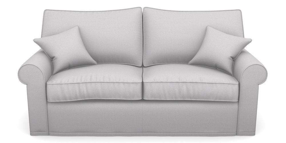 Product photograph of Upperton Sofa Bed 3 Seater Sofa Bed In Plain Linen Cotton - Seal from Sofas and Stuff Limited