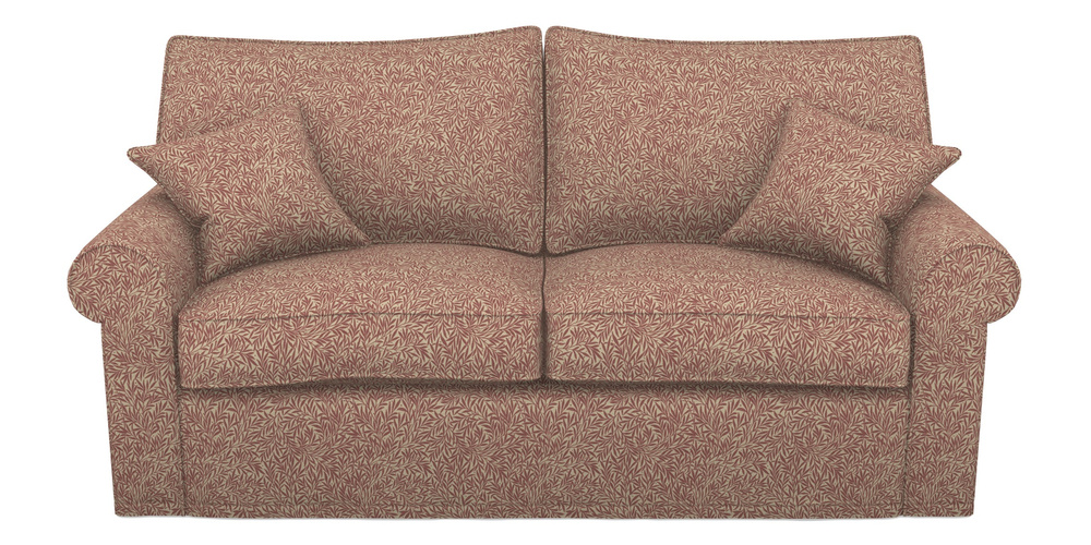 Product photograph of Upperton Sofa Bed 3 Seater Sofa Bed In V A Drawn From Nature Collection - Willow - Red from Sofas and Stuff Limited