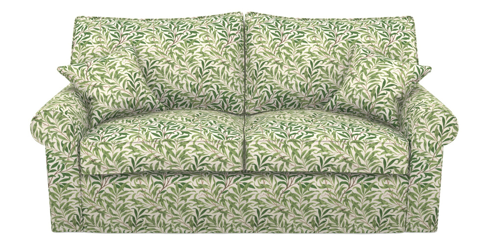 Product photograph of Upperton Sofa Bed 3 Seater Sofa Bed In William Morris Collection - Willow Boughs - Leaf Green from Sofas and Stuff Limited