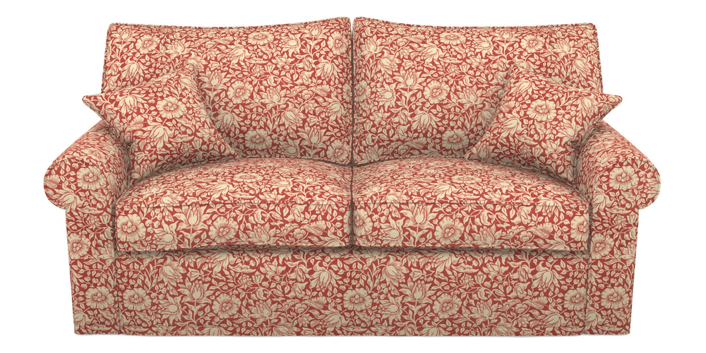 Product photograph of Upperton Sofa Bed 3 Seater Sofa Bed In William Morris Collection - Mallow - Madder from Sofas and Stuff Limited