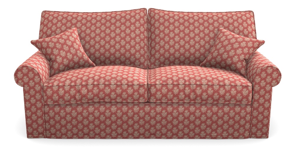 Product photograph of Upperton Sofa Bed 4 Seater Sofa Bed In Cloth 21 - Coral 1 - Ginger Snap from Sofas and Stuff Limited