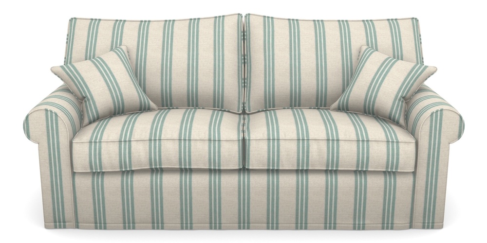 Product photograph of Upperton Sofa Bed 4 Seater Sofa Bed In Cloth 18 Stripes - Bengal - Basil from Sofas and Stuff Limited