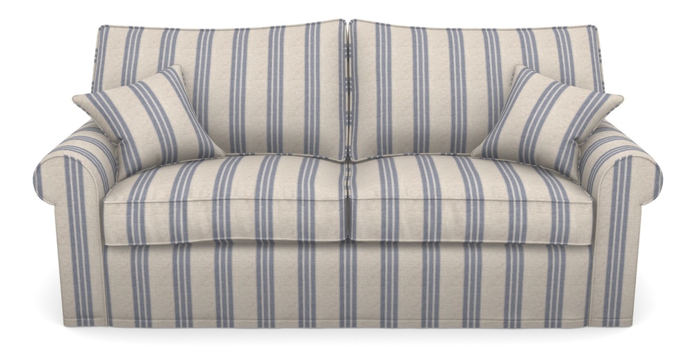Product photograph of Upperton Sofa Bed 4 Seater Sofa Bed In Cloth 18 Stripes - Bengal - Indigo from Sofas and Stuff Limited
