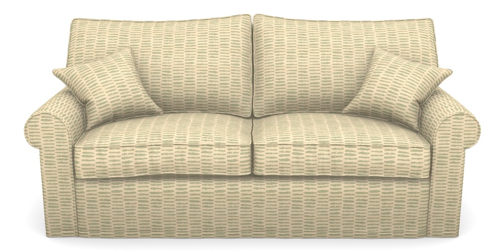 Product photograph of Upperton Sofa Bed 4 Seater Sofa Bed In Cloth 18 - Daub - Fennel from Sofas and Stuff Limited