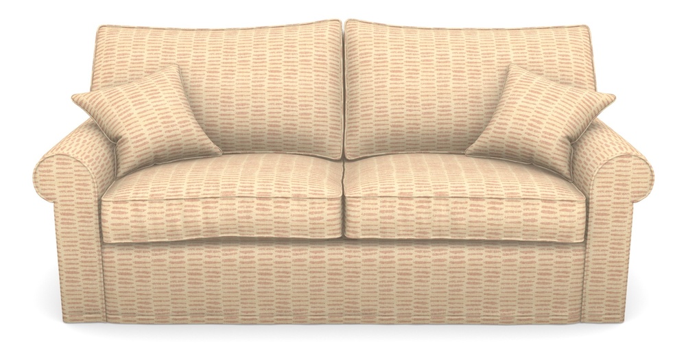 Product photograph of Upperton Sofa Bed 4 Seater Sofa Bed In Cloth 18 - Daub - Flamingo from Sofas and Stuff Limited