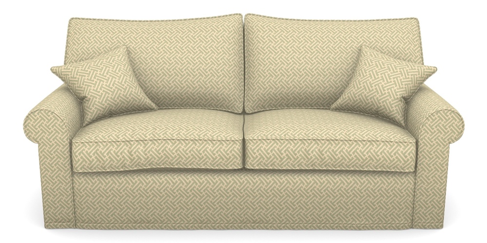 Product photograph of Upperton Sofa Bed 4 Seater Sofa Bed In Cloth 18 - Key - Fennel from Sofas and Stuff Limited