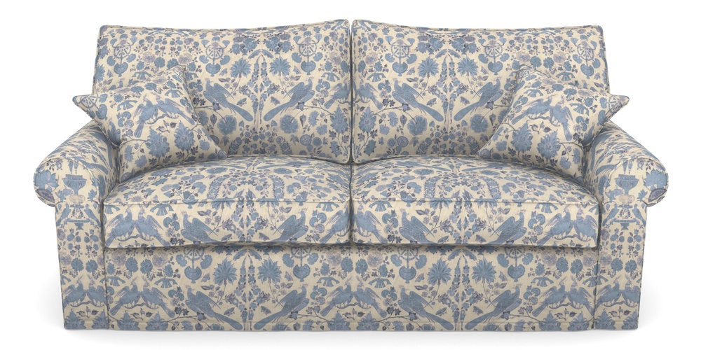 Product photograph of Upperton Sofa Bed 4 Seater Sofa Bed In V A Brompton Collection - Coromandel - Morning Blue from Sofas and Stuff Limited