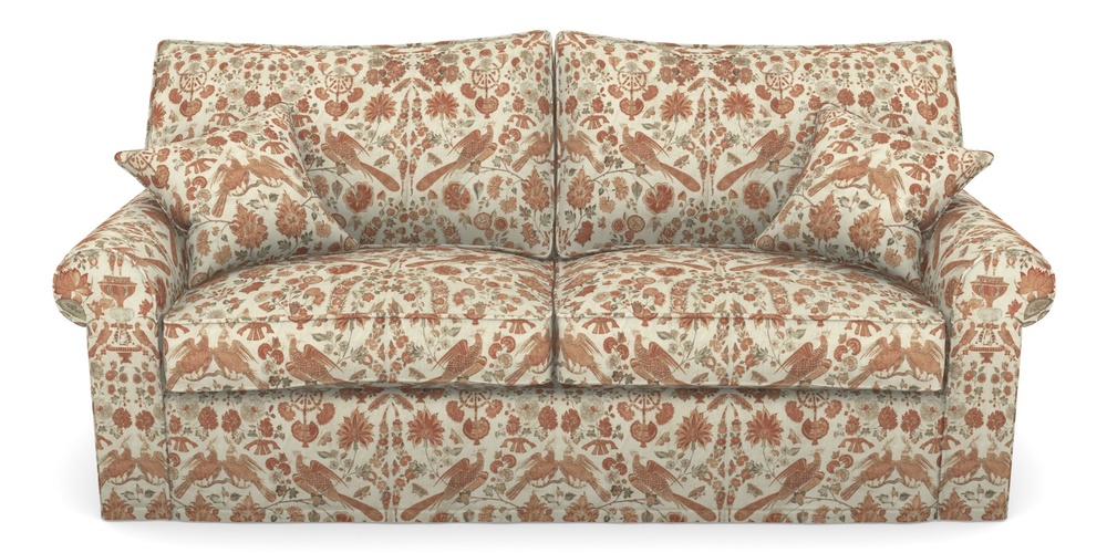 Product photograph of Upperton Sofa Bed 4 Seater Sofa Bed In V A Brompton Collection - Coromandel - Terracotta from Sofas and Stuff Limited