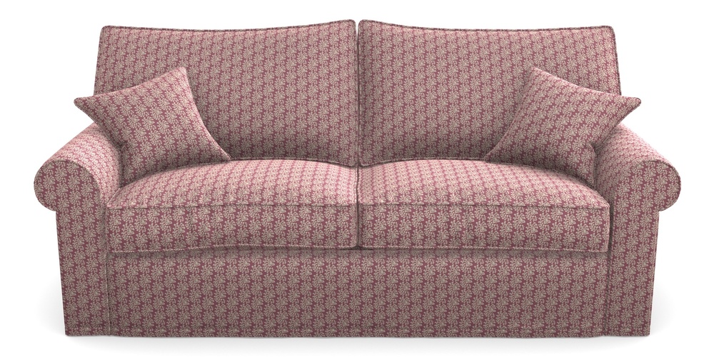Product photograph of Upperton Sofa Bed 4 Seater Sofa Bed In Cloth 21 - Spring Twig - Cassis from Sofas and Stuff Limited