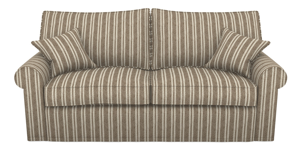 Product photograph of Upperton Sofa Bed 4 Seater Sofa Bed In Cloth 22 - Barcode - Peat from Sofas and Stuff Limited