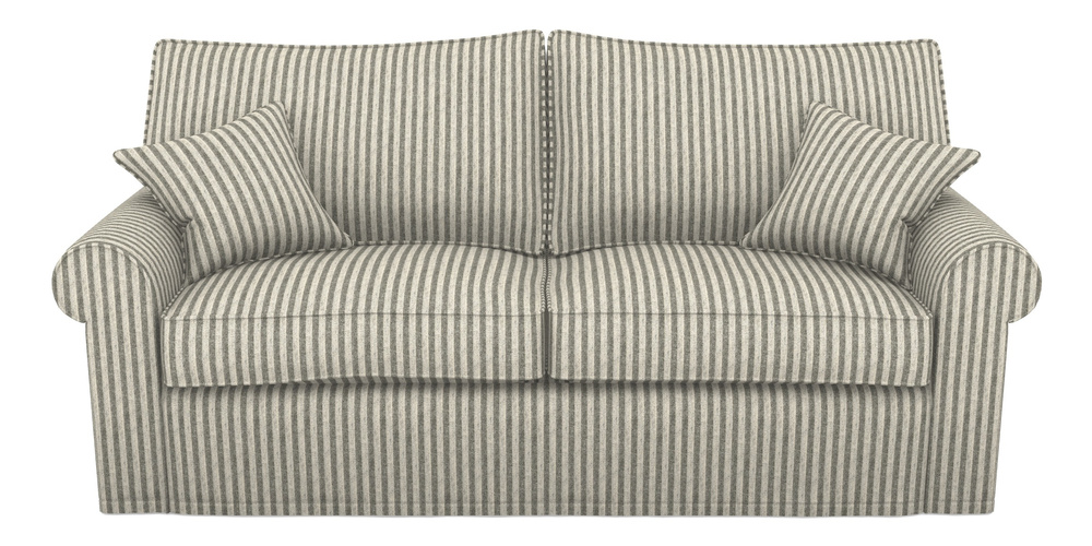 Product photograph of Upperton Sofa Bed 4 Seater Sofa Bed In Cloth 22 - Pinstripe - Seal from Sofas and Stuff Limited