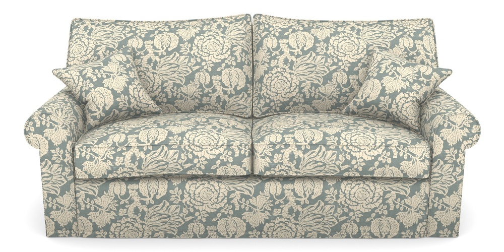 Product photograph of Upperton Sofa Bed 4 Seater Sofa Bed In V A Brompton Collection - Flowering Kale - Pebble from Sofas and Stuff Limited