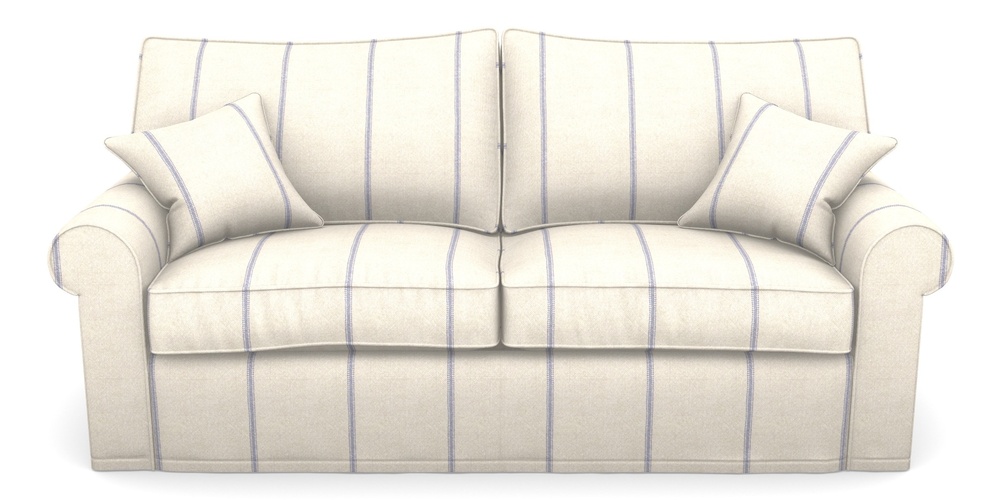 Product photograph of Upperton Sofa Bed 4 Seater Sofa Bed In Grain Sack Stripe - Blue from Sofas and Stuff Limited