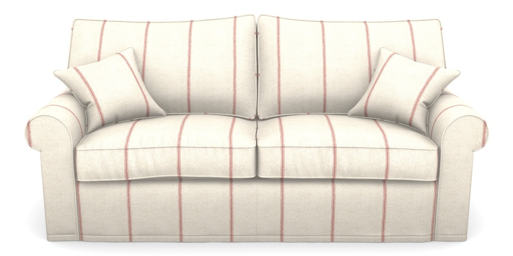 Product photograph of Upperton Sofa Bed 4 Seater Sofa Bed In Grain Sack Stripe - Red from Sofas and Stuff Limited