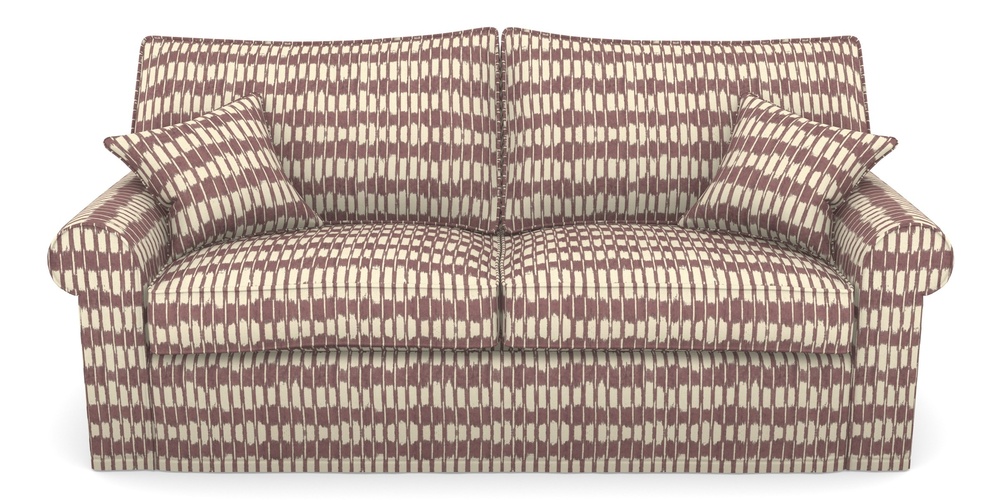 Product photograph of Upperton Sofa Bed 4 Seater Sofa Bed In V A Brompton Collection - Ikat - Cacao from Sofas and Stuff Limited