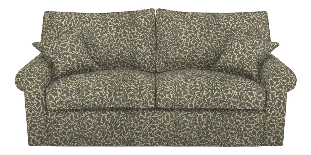 Product photograph of Upperton Sofa Bed 4 Seater Sofa Bed In V A Drawn From Nature Collection - Oak Tree - Dark Green from Sofas and Stuff Limited