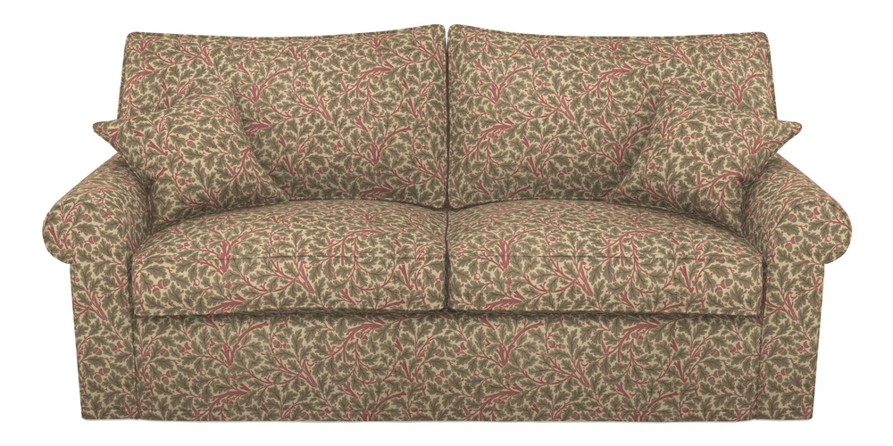 Product photograph of Upperton Sofa Bed 4 Seater Sofa Bed In V A Drawn From Nature Collection - Oak Tree - Red from Sofas and Stuff Limited