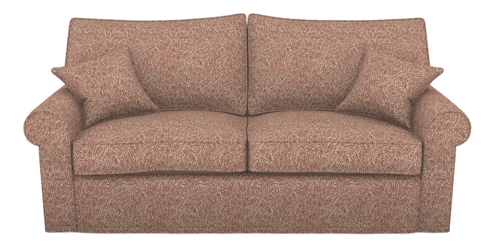 Product photograph of Upperton Sofa Bed 4 Seater Sofa Bed In V A Drawn From Nature Collection - Willow - Red from Sofas and Stuff Limited