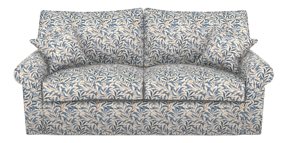 Product photograph of Upperton Sofa Bed 4 Seater Sofa Bed In William Morris Collection - Willow Boughs - Woad from Sofas and Stuff Limited