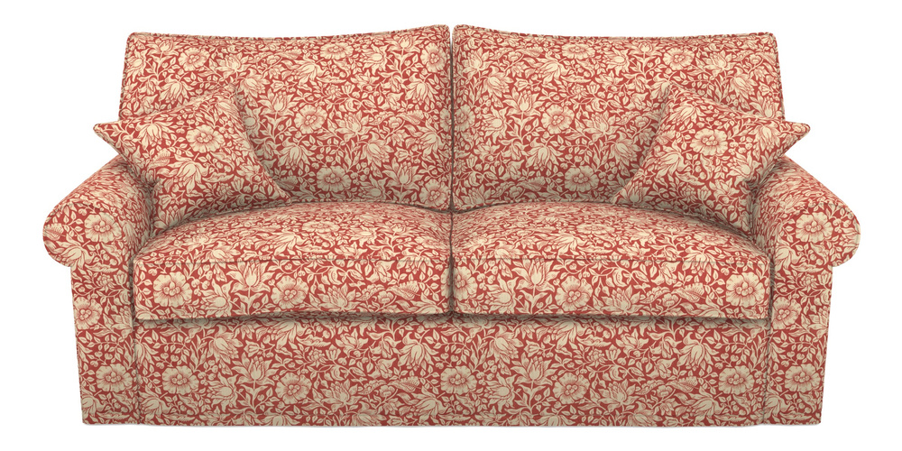 Product photograph of Upperton Sofa Bed 4 Seater Sofa Bed In William Morris Collection - Mallow - Madder from Sofas and Stuff Limited