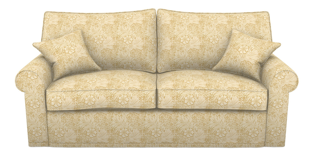 Product photograph of Upperton Sofa Bed 4 Seater Sofa Bed In William Morris Collection - Marigold - Lichen Cowslip from Sofas and Stuff Limited