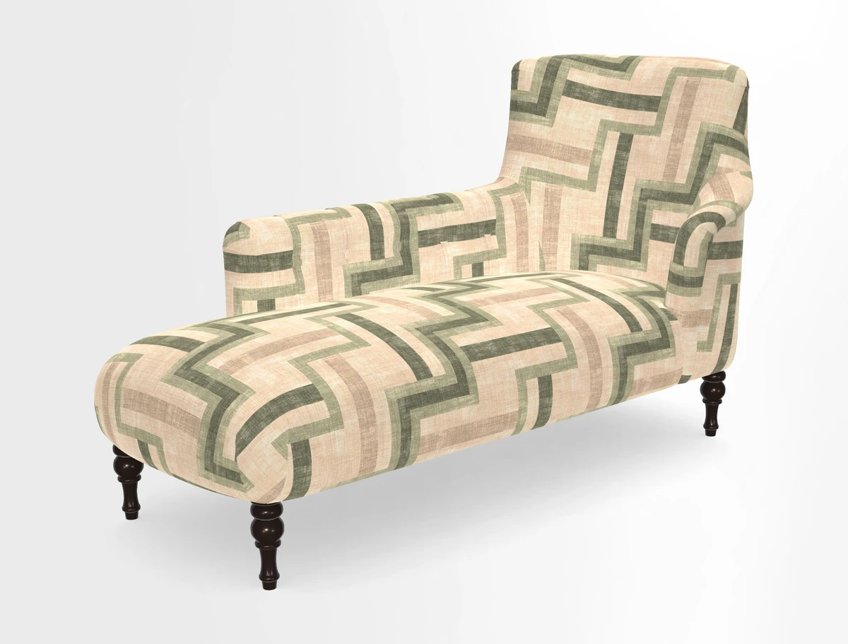 Anglesey LHF Chaise in in J Brown Paolo Lava