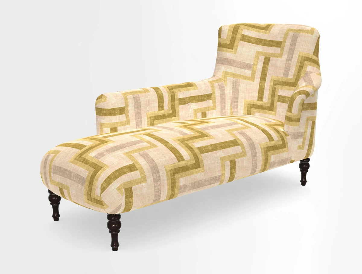Anglesey LHF Chaise in in J Brown Paolo Lava