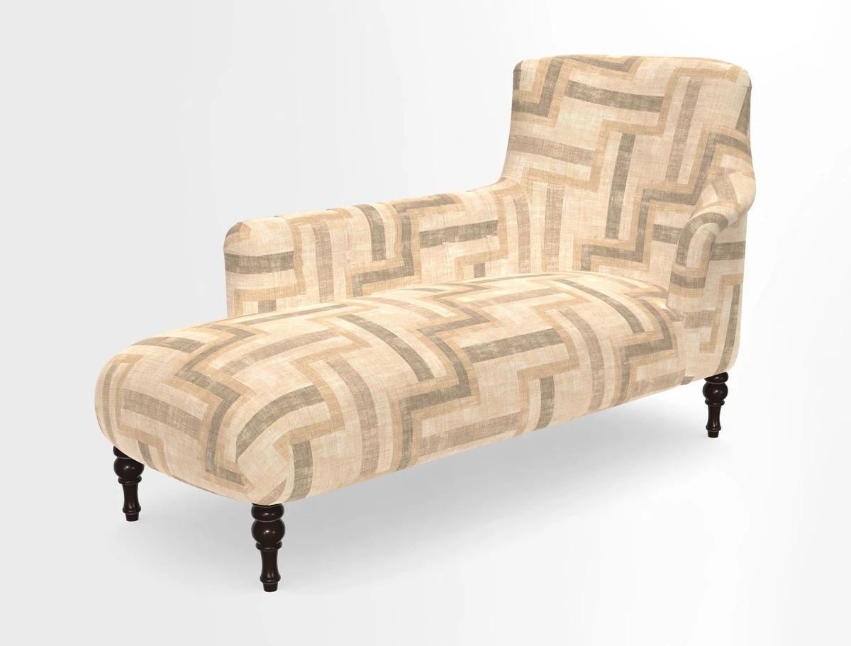 Anglesey LHF Chaise in in J Brown Paolo Lava