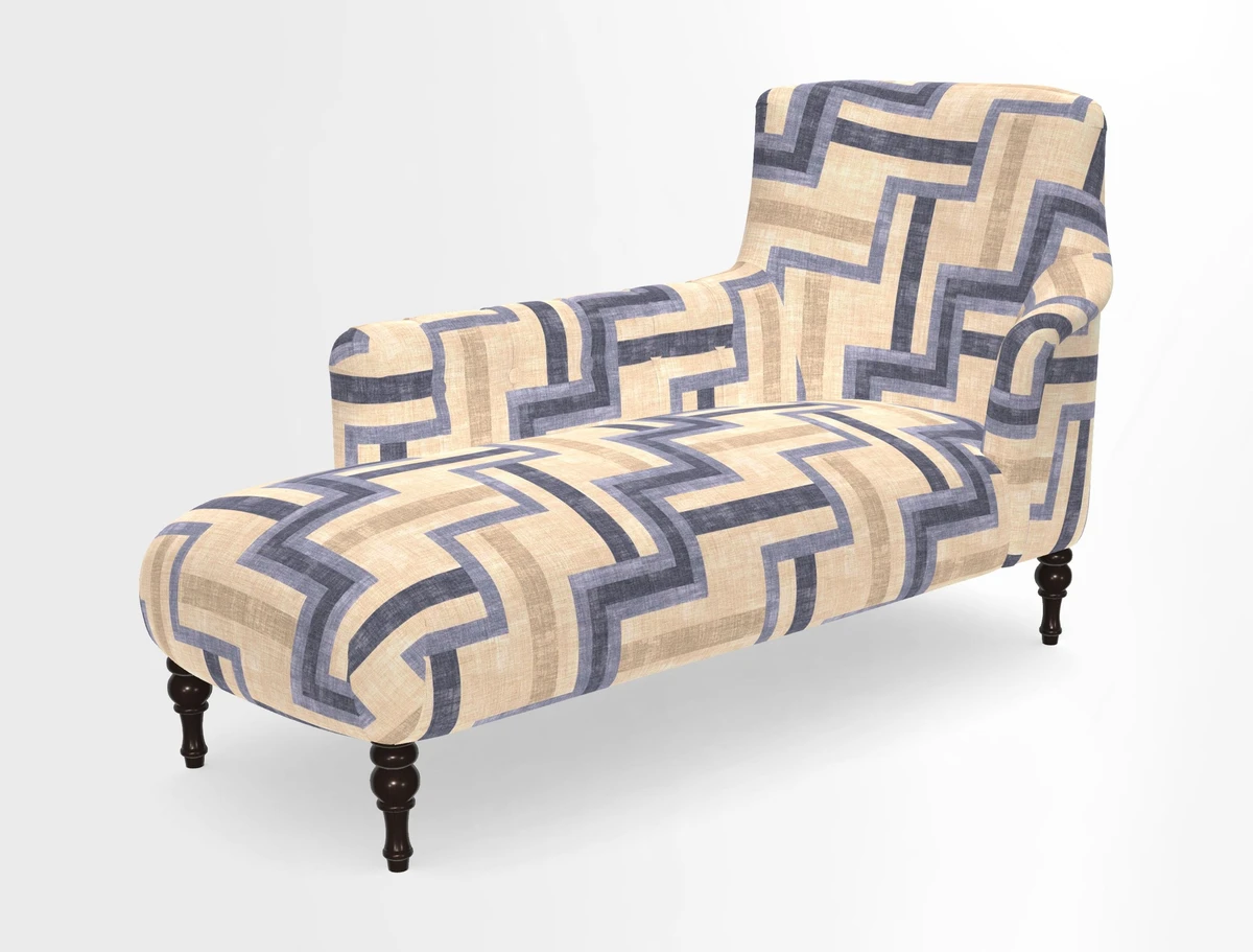Anglesey LHF Chaise in in J Brown Paolo Lava