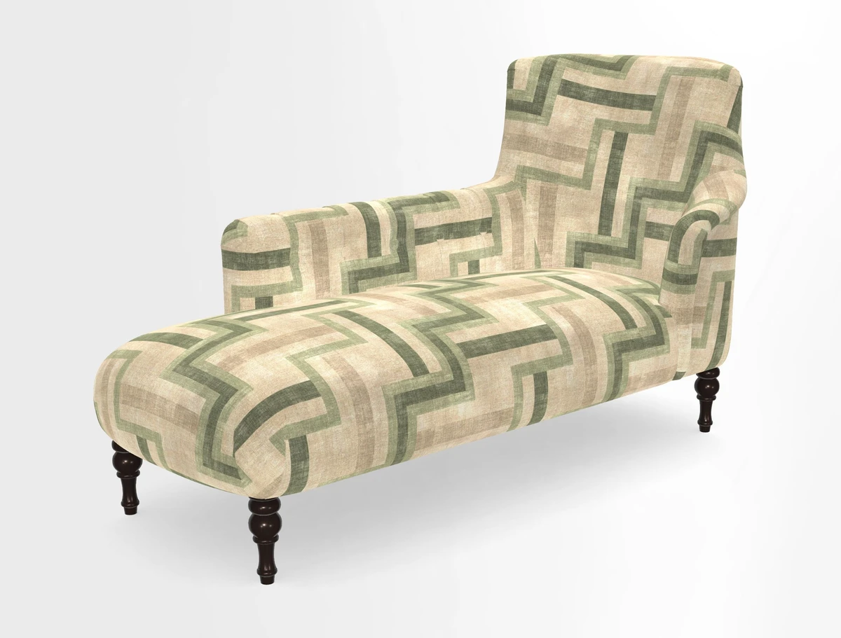 Anglesey LHF Chaise in in J Brown Paolo Lava