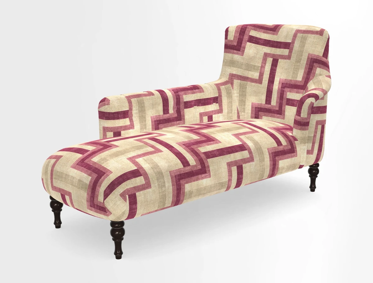 Anglesey LHF Chaise in in J Brown Paolo Lava