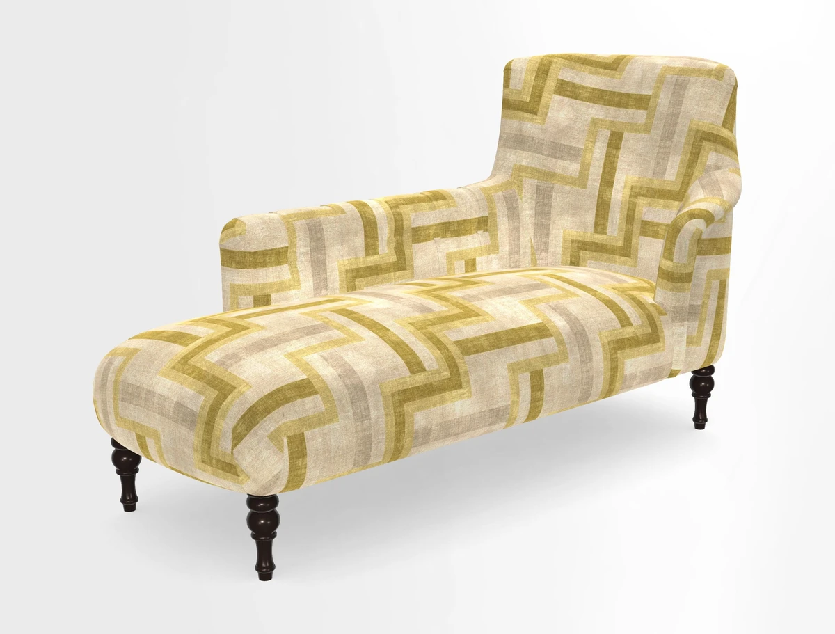 Anglesey LHF Chaise in in J Brown Paolo Lava