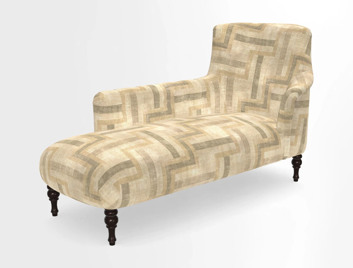 Anglesey LHF Chaise in in J Brown Paolo Lava